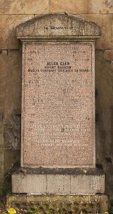 allan glen gravestone